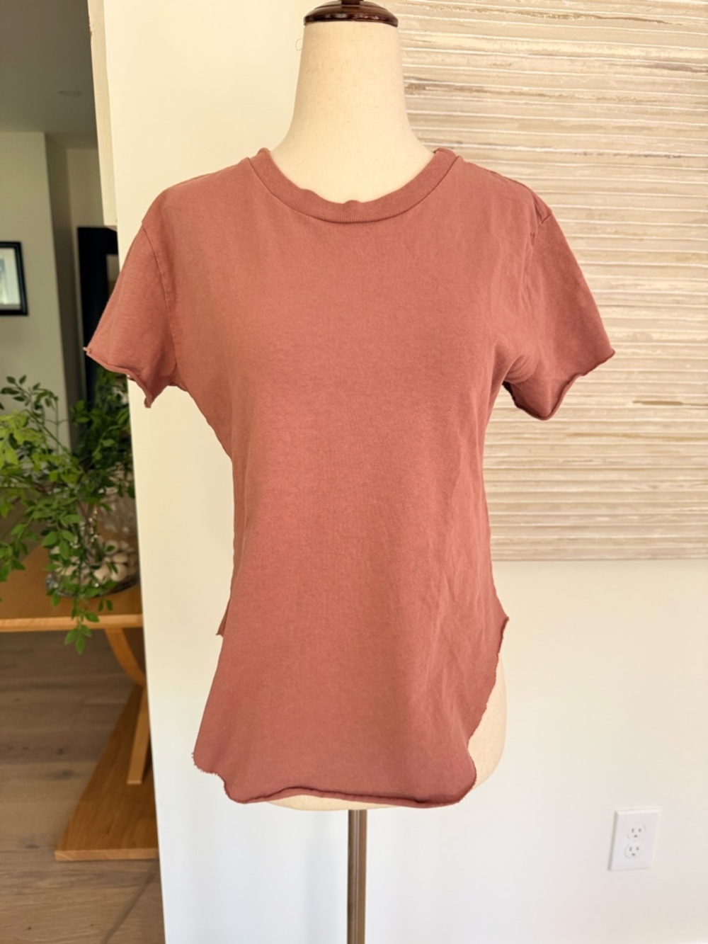 Frank & Eileen Theo Dusty Rose Short Sleeve Tee size XS